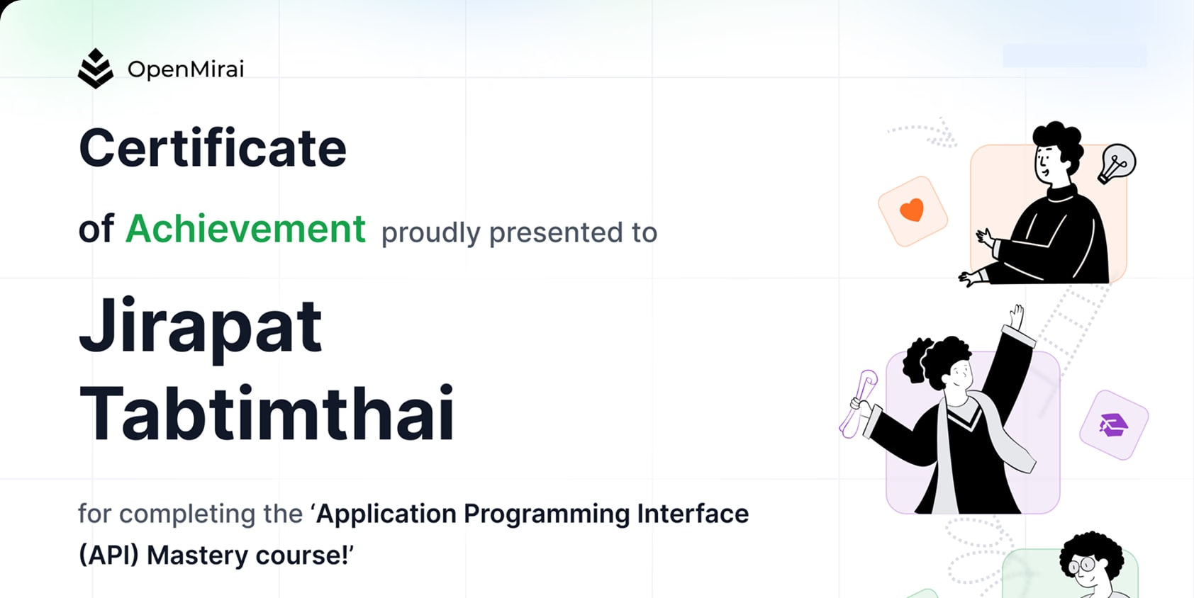 Automated coaching certificate preview