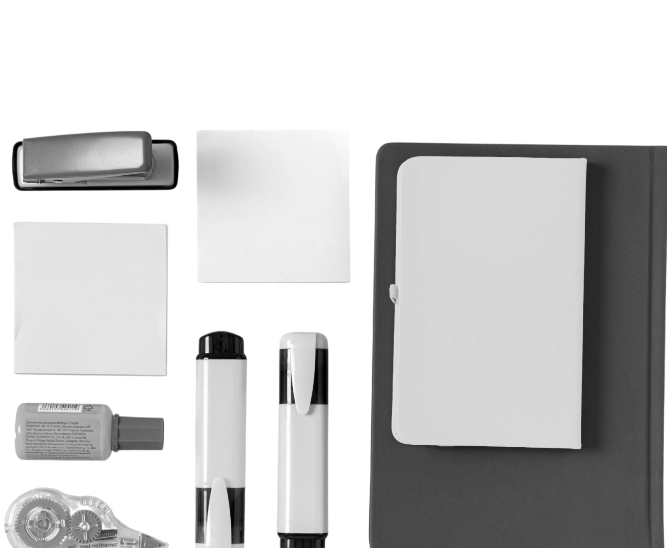 Coaching resources and notebooks arranged on a desk